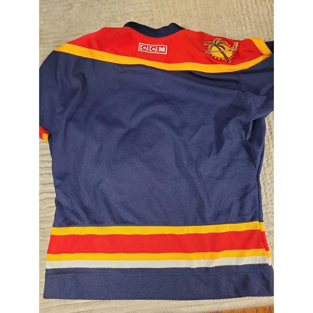 CCM Florida Panthers Jersey NHL Hockey Youth Size L/XL Boys Kids Children